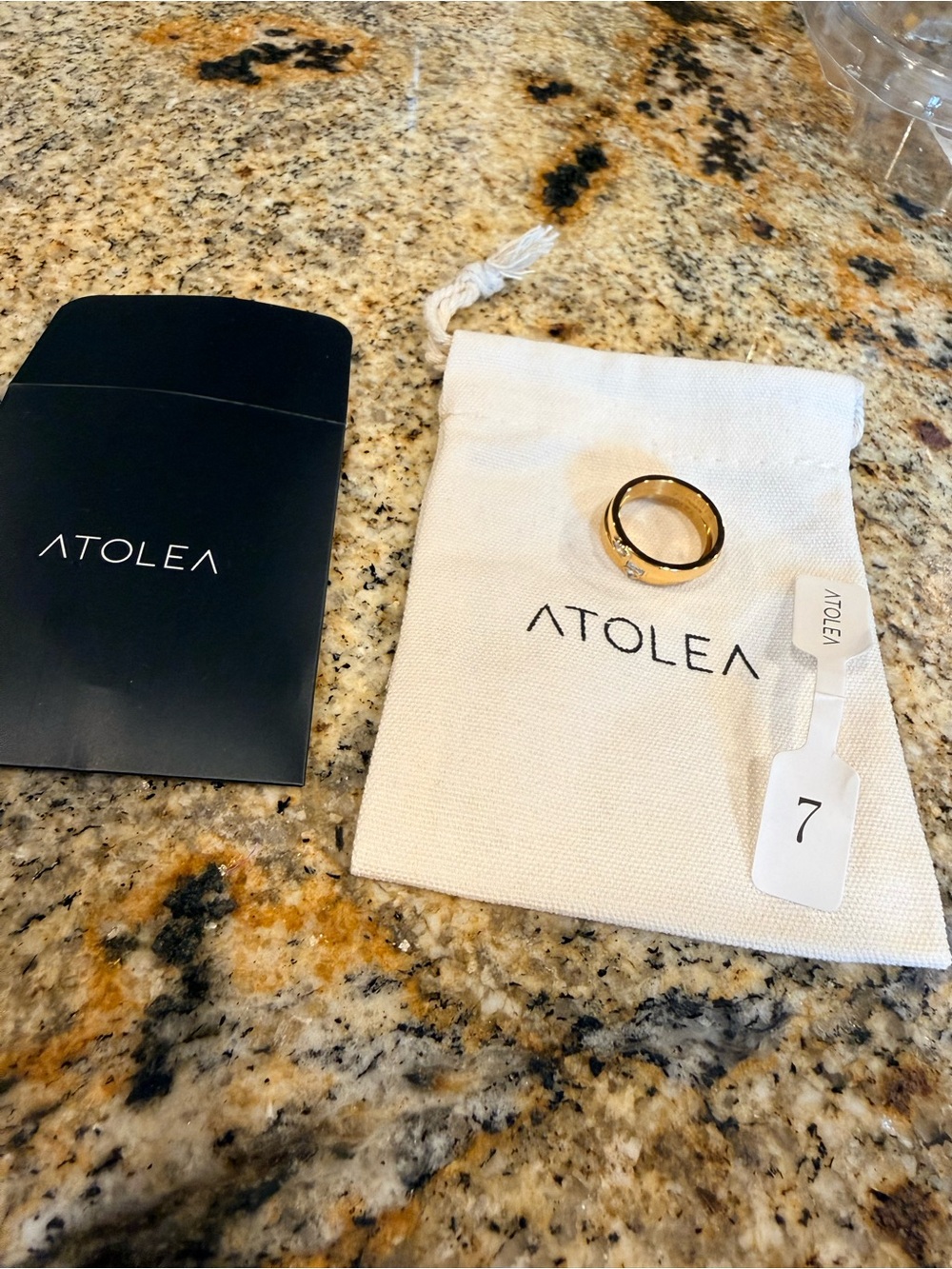 ATOLEA Eternity Stackable Rings - Size 7